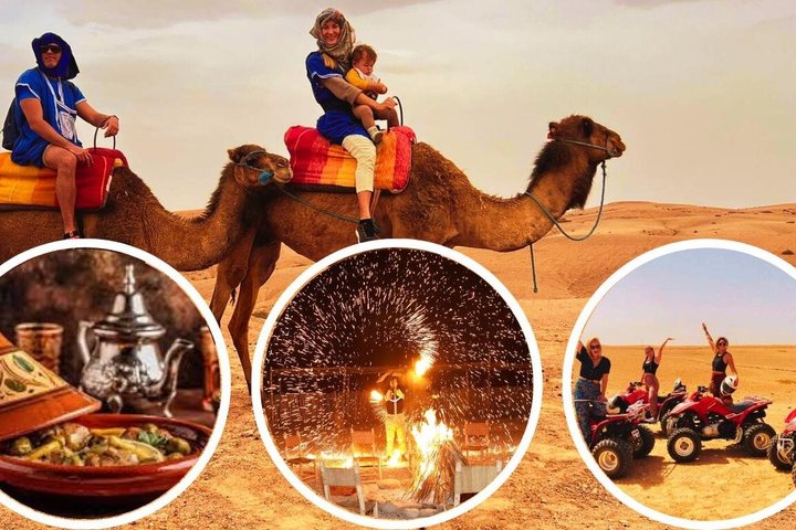 Marrakech Hot Air Balloon Sunrise & Agafay Sunset Dinner
