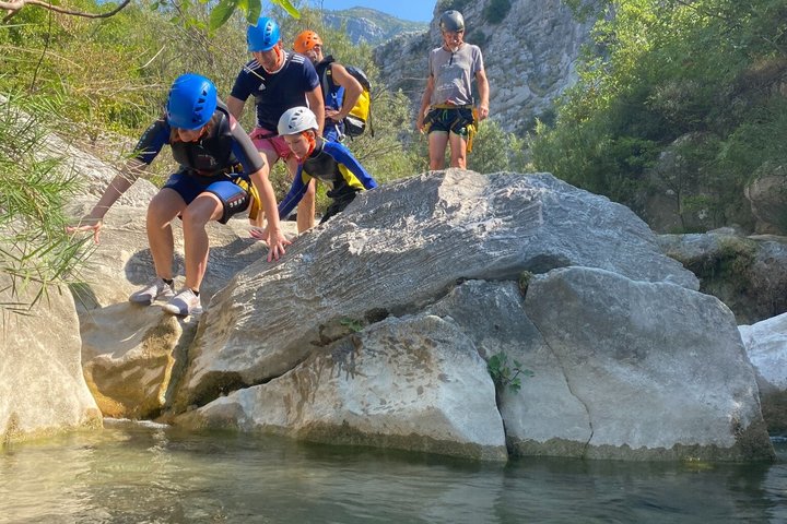 Family-Friendly Canyoning in Bar with Flexible Start Time