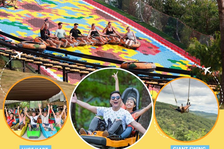 Dalat Morning Trip: Alpine Coaster, Rainbow Sliding & Luge Kart