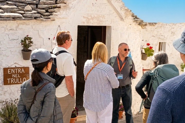 From Lecce : Alberobello, Locorot., Ostuni, guided tour, 2 Testings