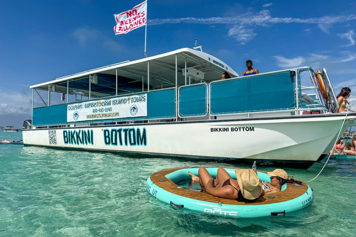 4 Hour Crab Island swim excursion in Destin!! Family friendly