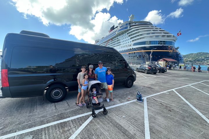 St Thomas Luxury 6 Hour Private Sightseeing Cruise Port or Hotel