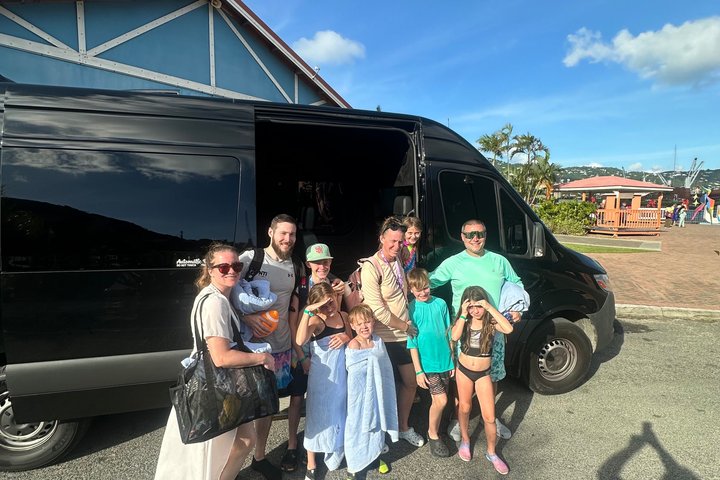 St Thomas Luxury 6 Hour Private Sightseeing Cruise Port or Hotel
