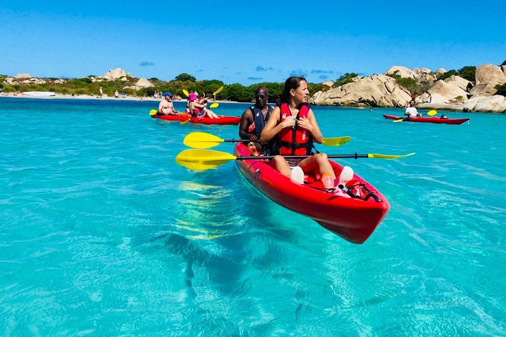 Kayak Tour to Maddalena and Caprera + Snorkeling and Typical Aperitif