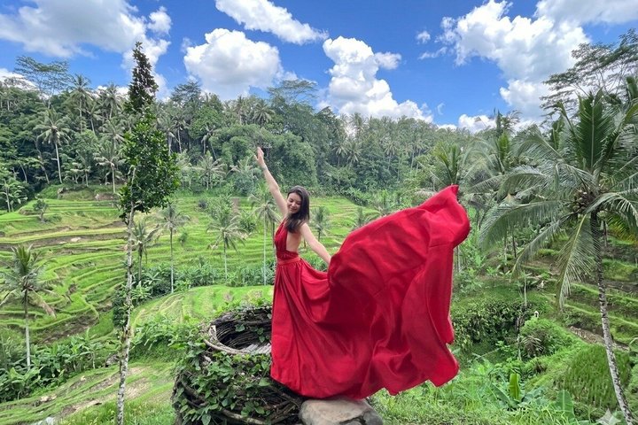 Ubud: Zipline, Bali Swing, and Sky Bike in a Private Rice Terrace