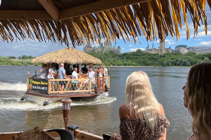 Lilo Floating Tiki Bar on the Ottawa River (Gatineau Pickup)