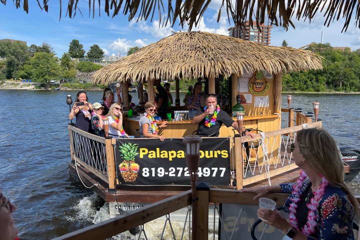 Lilo Floating Tiki Bar on the Ottawa River (Gatineau Pickup)