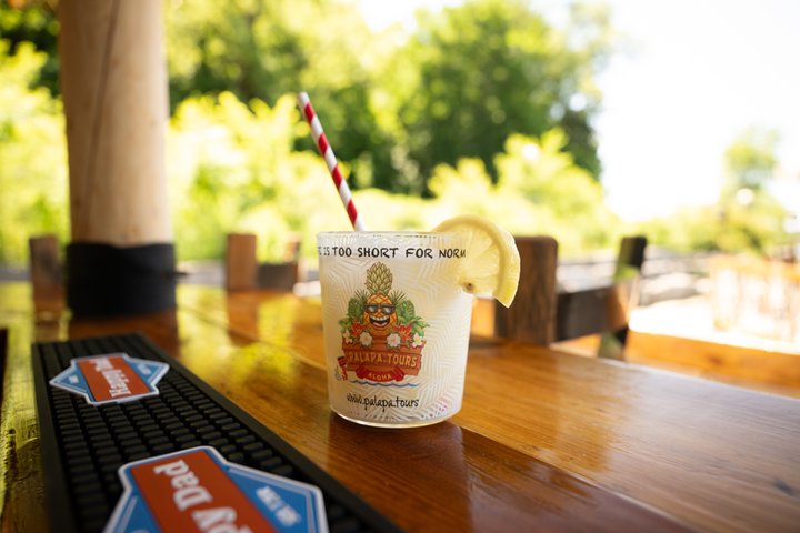 Lilo Floating Tiki Bar on the Ottawa River (Gatineau Pickup)