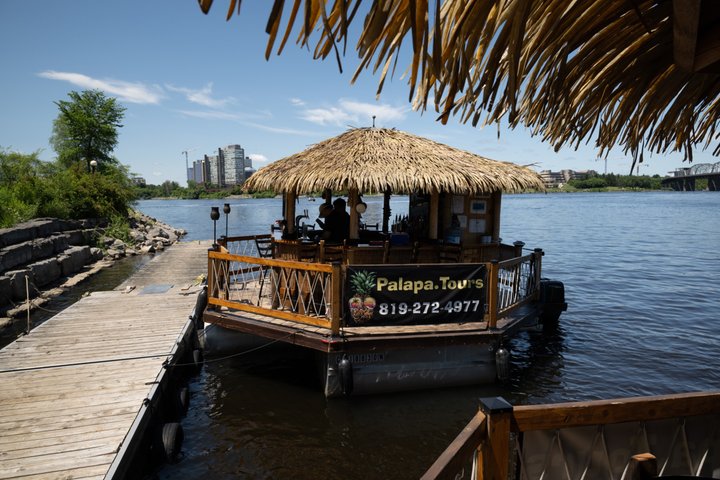 Moana Floating Tiki Bar on the Ottawa River (Ottawa PickUp)