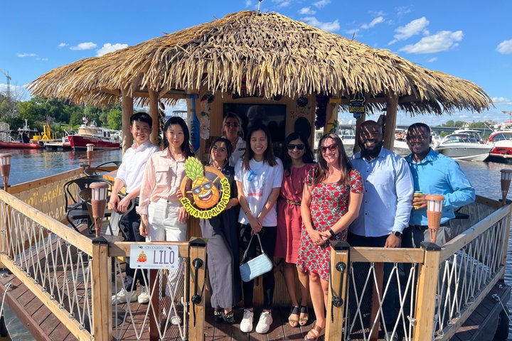 Moana Floating Tiki Bar on the Ottawa River (Ottawa PickUp)