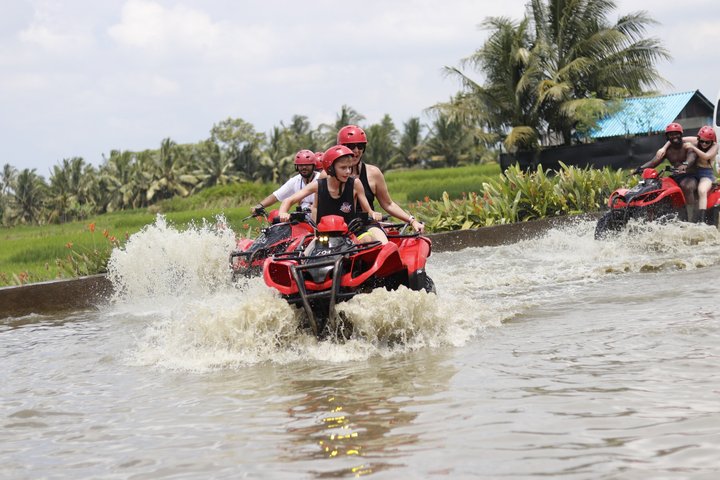 Ubud Bali ATV Kuber Through Waterfall & Long Tunnel