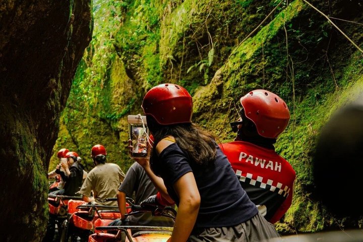 Ubud Bali ATV Kuber Through Waterfall & Long Tunnel