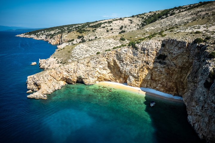 Wild Bays of Krk - Small-Group Boat Escape