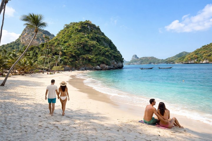 Koh Samui: Angthong National Marine Park 42-Island Speedboat Tour
