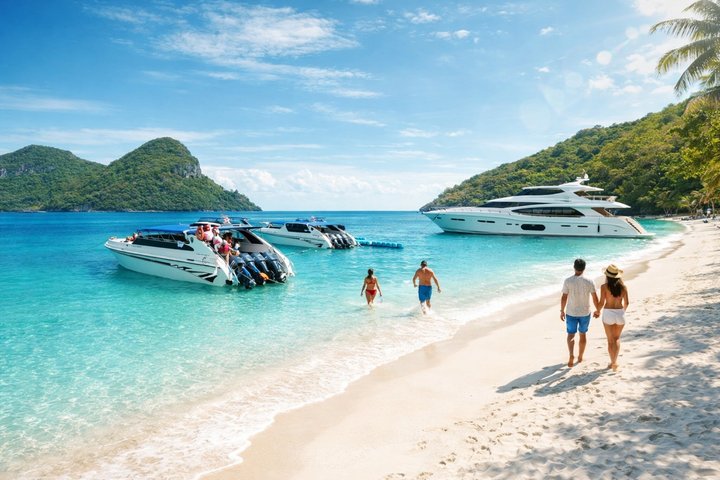 Koh Samui: Angthong National Marine Park 42-Island Speedboat Tour