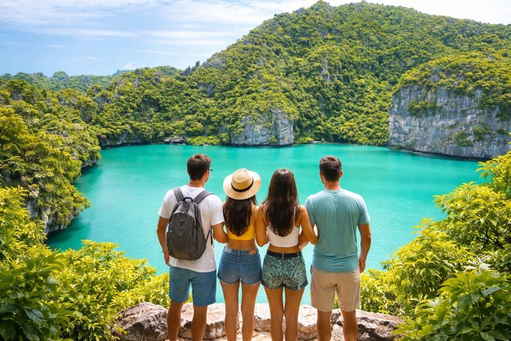 Koh Samui: Angthong National Marine Park 42-Island Speedboat Tour