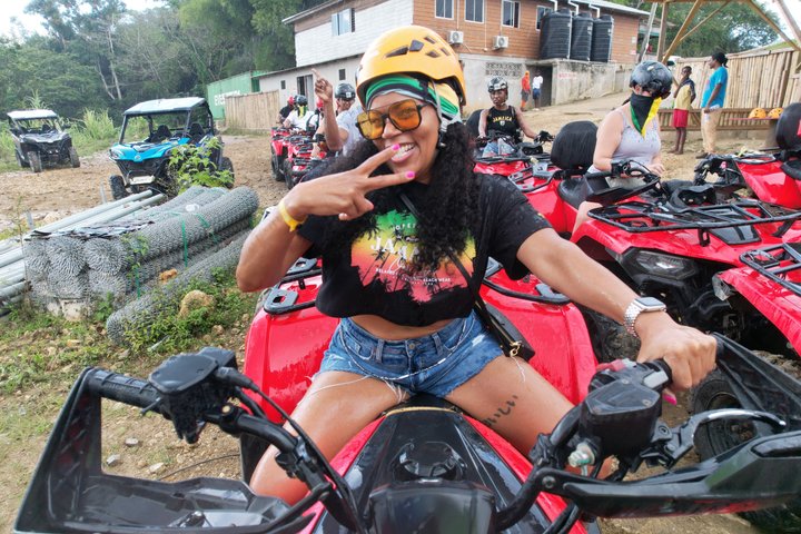 ATV Jungle Ride, Zipline and Ricks Cafe from Montego Bay