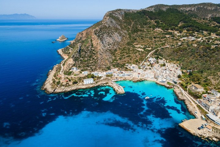 Egadi Islands Boat Tour: Favignana & Levanzo from Trapani
