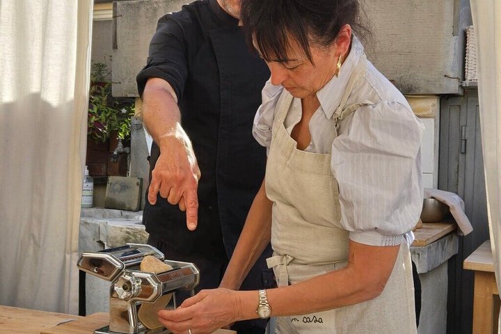 Rooftop Cooking Class in Genoa: Pesto, Fresh Pasta & Wine