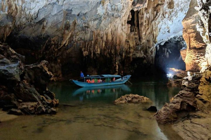 Phong Nha Cave and Paradise Cave: Guided Boat Tour & Exploration