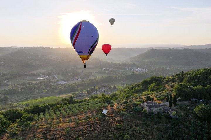 Hot Air Balloon Ride in San Gimignano, Tuscany
