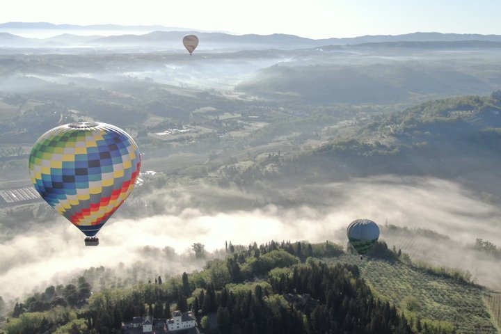 Hot Air Balloon Ride in San Gimignano, Tuscany