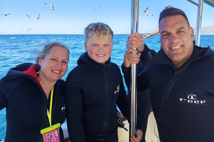 Shark Cage Diving with complimentary air in cage from Gansbaai