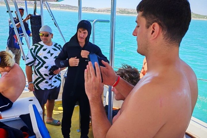 Shark Cage Diving with complimentary air in cage from Gansbaai