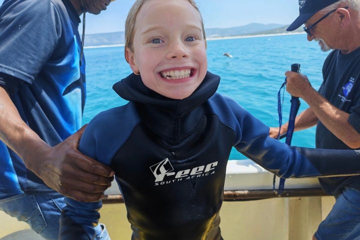 Shark Cage Diving with complimentary air in cage from Gansbaai