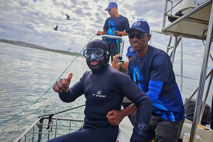 Shark Cage Diving with complimentary air in cage from Gansbaai