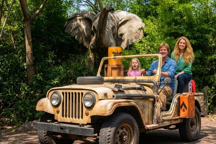 From puebla: Private tour in Africam Safari all-Inclusive