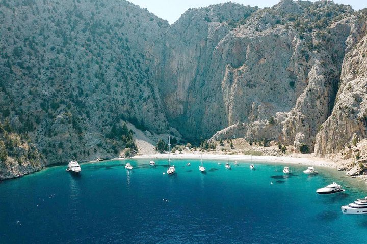 Boat Trip to Symi Island with swimming stop at St George Bay