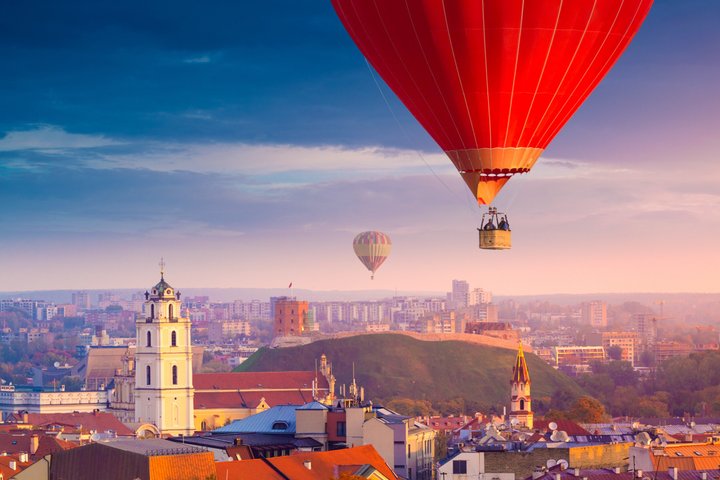 Premium Hot Air Balloon Ride Over Vilnius(when possible)or Trakai
