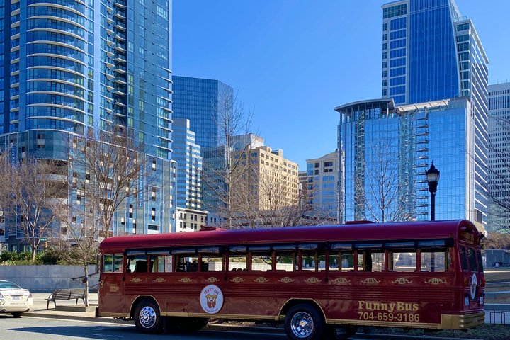 Charlotte FUNNY Historical Comedy City BUS Tour