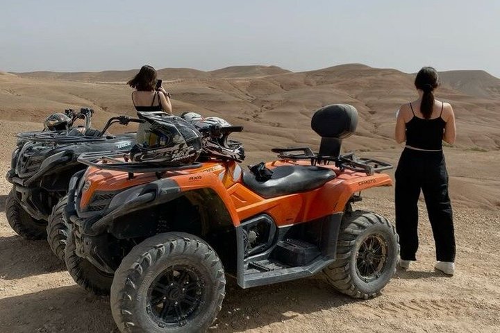 Marrakech Desert Agafay Quad & Camel with Lunch & swimming pool