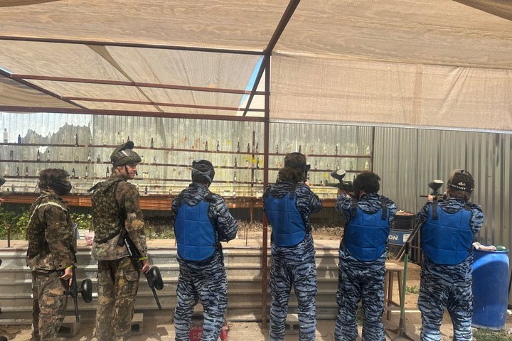 Bachelor party/play Paintball/quad mountain pink