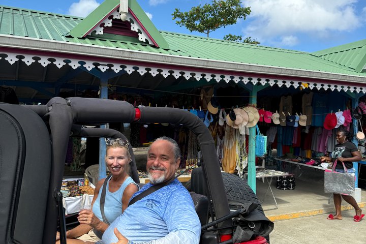 Half Day Private Tour in St. Lucia Jeep Wrangler