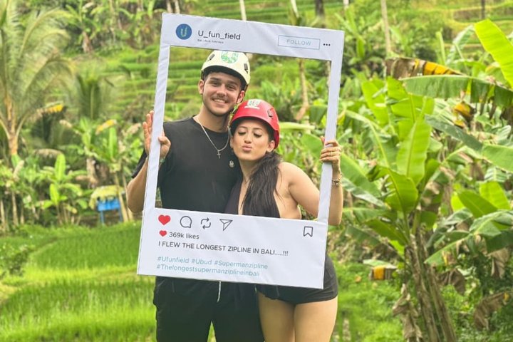 Ubud: Zipline, Bali Swing, and Sky Bike in a Private Rice Terrace