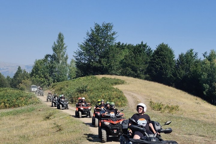Fantastic ATV Quad Adventure in mountain of Kolašin