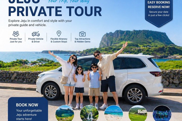 Full Day Customizable Jeju Private Tour with licensed tour guide