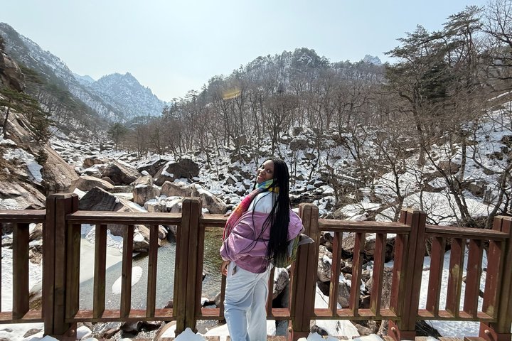 Mount Seorak and Goseong DMZ Observatory from sokcho