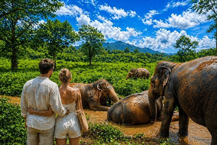 Koh Samui: Elephant Nature Care, the largest elephant sanctuary