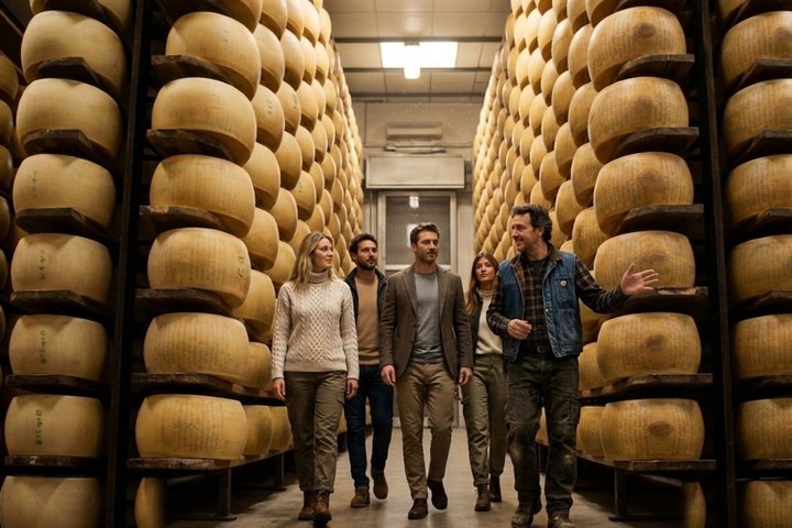 From Milk to Wheels: Parmesan Tour and Tasting in Parma