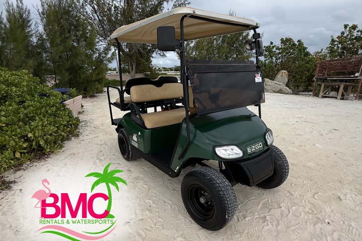 Golf Carts and Jeep Wrangler in Grand Turks