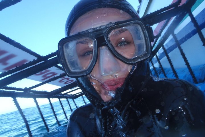 Shark Cage Diving with complimentary air in cage from Gansbaai
