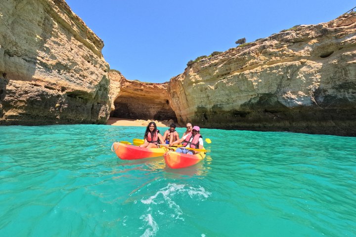 Benagil Kayak Tour: Sea Caves Adventure + 4K GoPro Photos Included