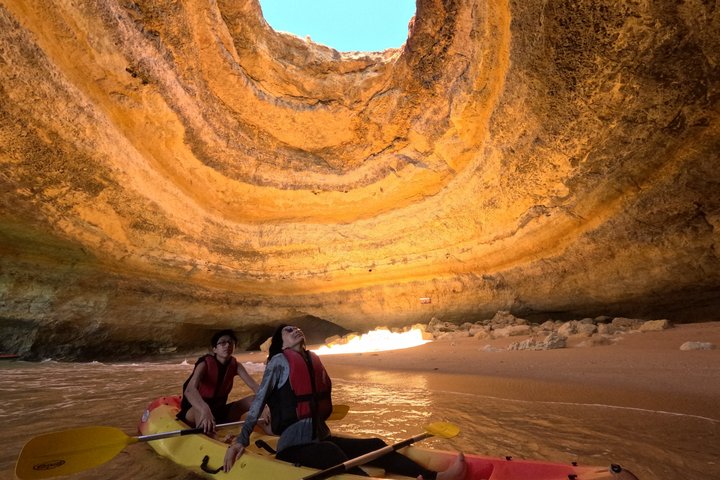 Benagil Kayak Tour: Sea Caves Adventure + 4K GoPro Photos Included