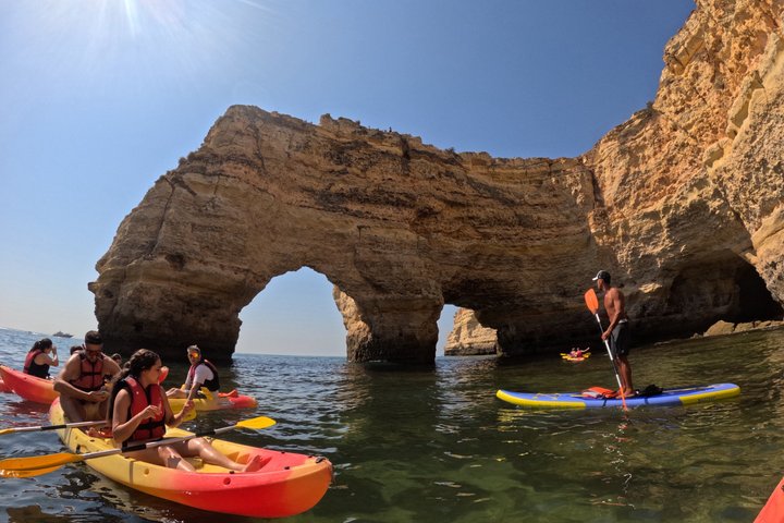 Benagil Kayak Tour: Sea Caves Adventure + 4K GoPro Photos Included