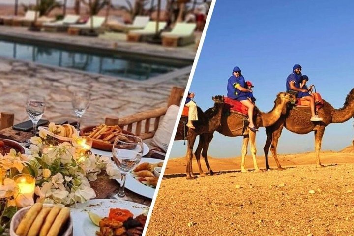 Agafay Sunset Camel Ride and Dinner Show