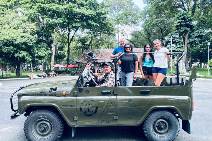 Ho Chi Minh City Private Half-Day Tour by U.S Army Jeep